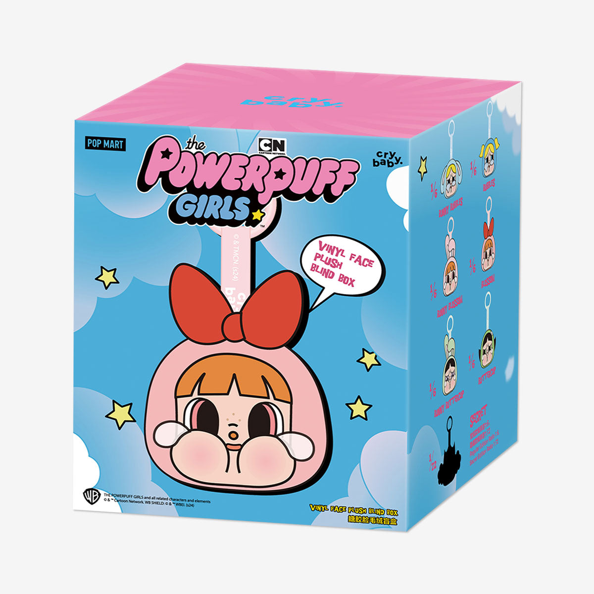 Pop Mart CryBaby x Powerpuff Girls Series Vinyl Face Plush Blind Box