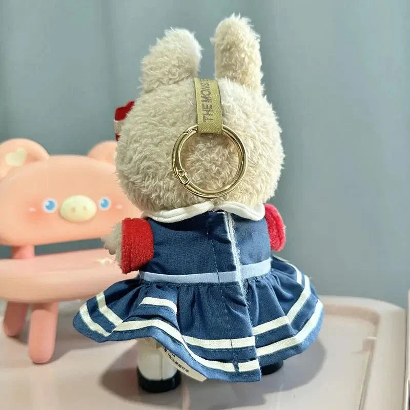 Handmade Labubu Blue Red Sailor Moon Outfit with Accessories