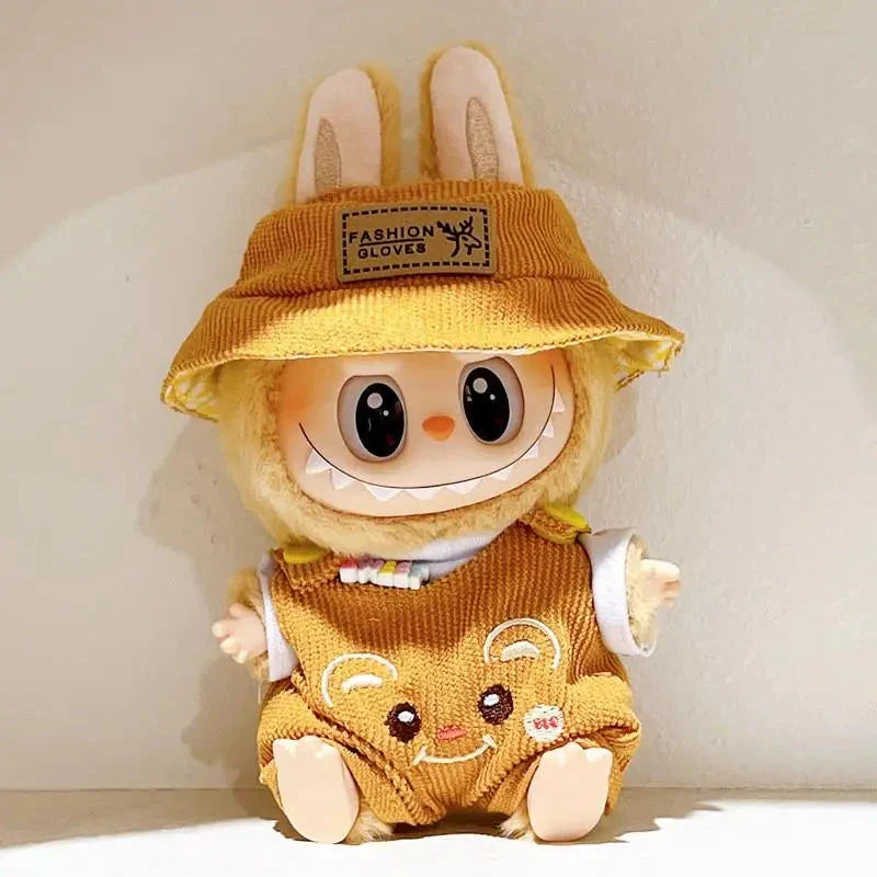 Handmade Labubu Forest Friends Dungaree Outfit